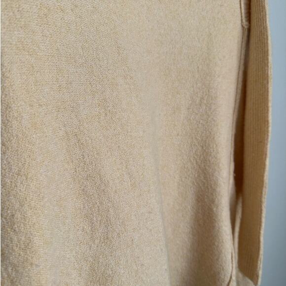 Free People Butter Yellow Wool Blend Cowl Neck Sweater Women's Small - Picture 7 of 7